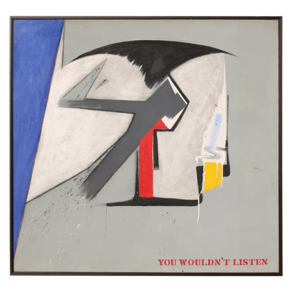Abstract painting by Dave Seabury, You Wouldnt Listen | Ventura