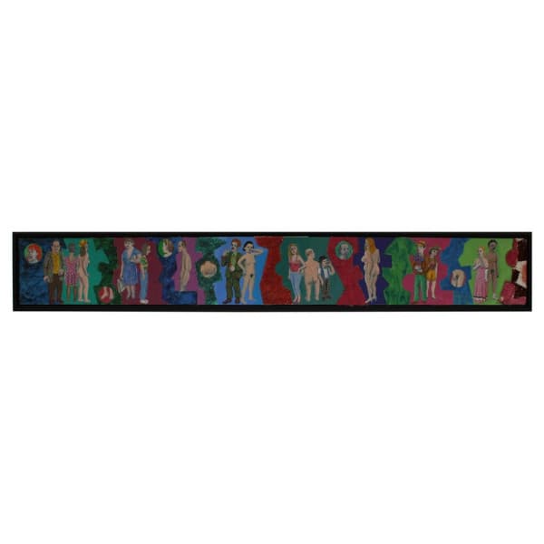 Outsider Art Painting titled E-Z FRIEZE-E3 2008 RRD | Ventura