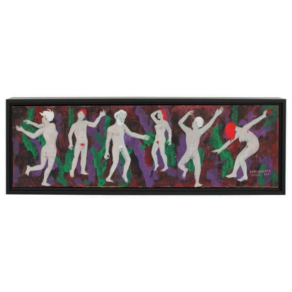 Outsider Art Painting titled Spielunkers, 3/10/09 RRD | Ventura