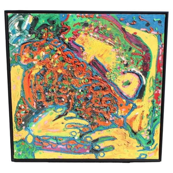 Abstract Folk Art Painting by Michael Davis | Ventura