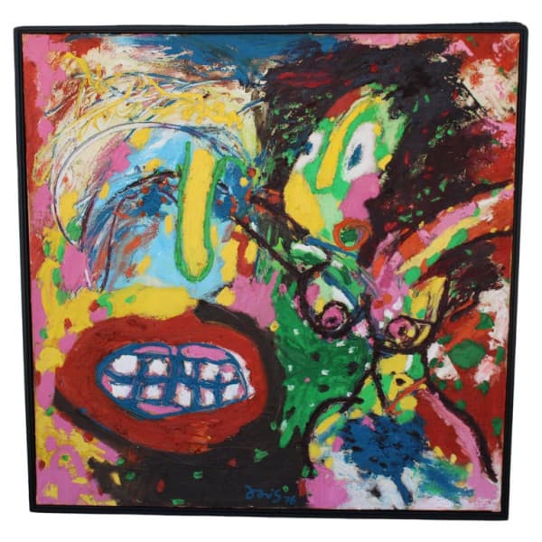 Abstract Folk Art Painting by Michael Davis | Ventura