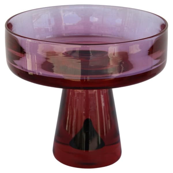 Trifle Glass Bowl (aubergine) Attributed to Timo Sarpaneva for Venini | Ventura