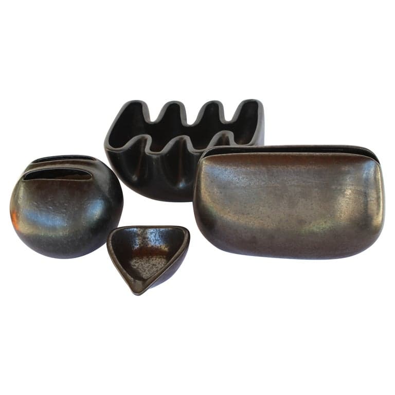 Four Ceramic pieces by Ben Seibel, Raymor Modern Artware by Roseville by Ben Seibel (circa 1950s) | Ventura