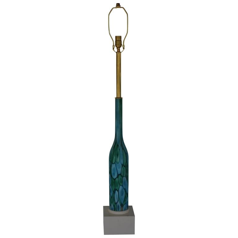 Glass Lamp by the Rembrandt Lamp Company, Ermanno Toso (circa 1960s) | Ventura