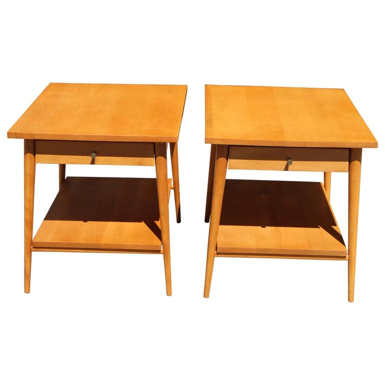 Pair of Paul McCobb Planner Group Side Tables for Winchendon (circa 1960s) | Ventura