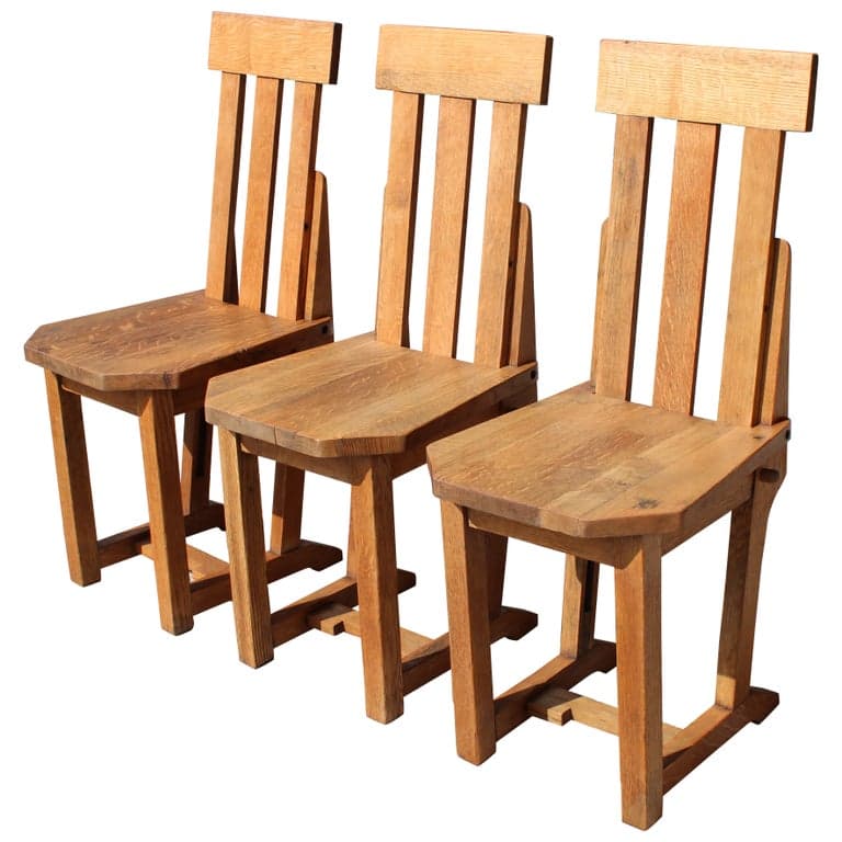 Three Arts and Crafts Adjustable Chairs (circa 1930s) | Ventura