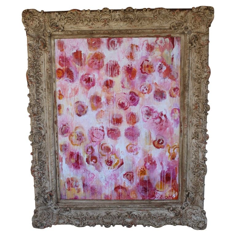 Acrylic Painting by Betty O’Hare, Peonies (circa 2012) | Ventura