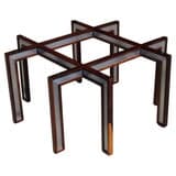 Henning Korch for C.H. Christensen Rosewood and Aluminum Coffee Table (circa 1960s) | Ventura