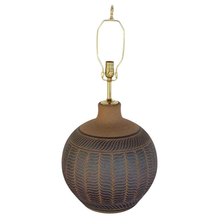 Ceramic Table Lamp by Larry and Terry Brown (1 of 3) (circa 1970s) | Ventura