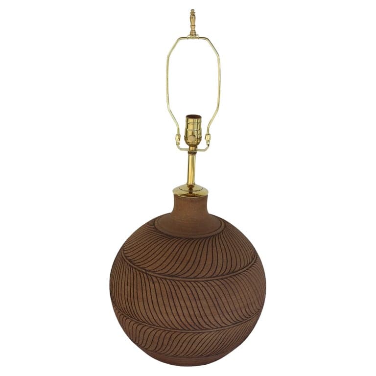 Ceramic Table Lamp by Larry and Terry Brown (2 of 3) (circa 1970s) | Ventura