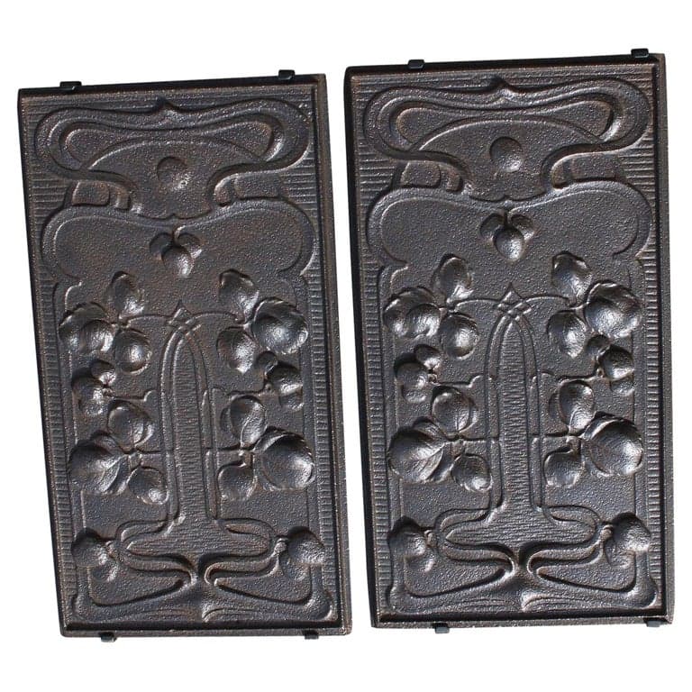 Pair of Art Nouveau Fireplace Panels (circa 1940s) | Ventura