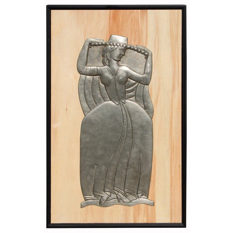 Woman Dancer Metal Sculpture, Vintage, 1960s (Circa 1950s) | Ventura