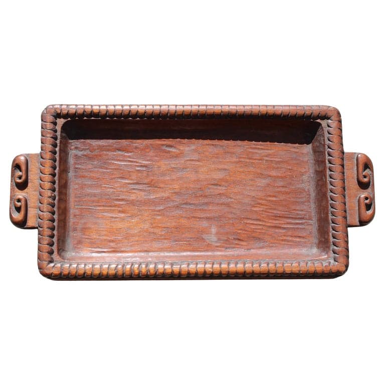 WPA Hand Carved Wood Tray (Circa 1930s) | Ventura
