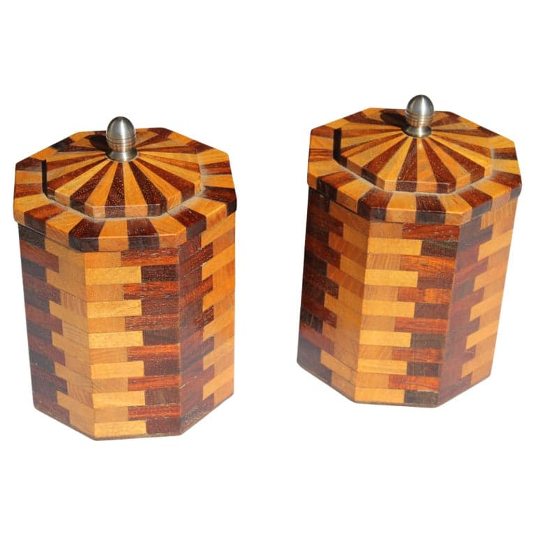 Pair of Marquetry Boxes (Circa 1950s) | Ventura