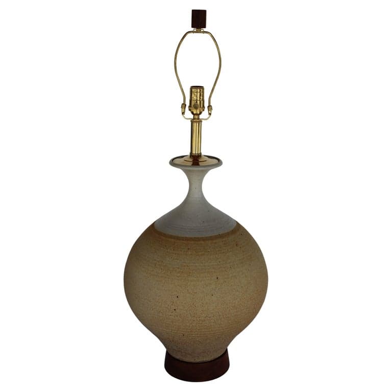 Stoneware Lamp by Bob Kinzie by Bob Kinzie (circa 1970s) | Ventura