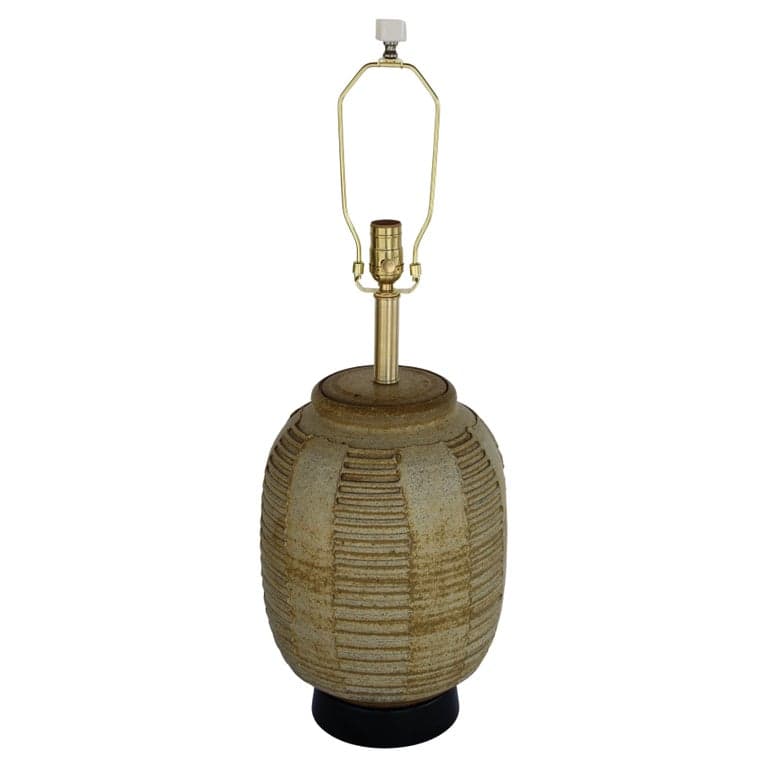 Stoneware Lamp by Bob Kinzie by Bob Kinzie (Circa 1970s) | Ventura