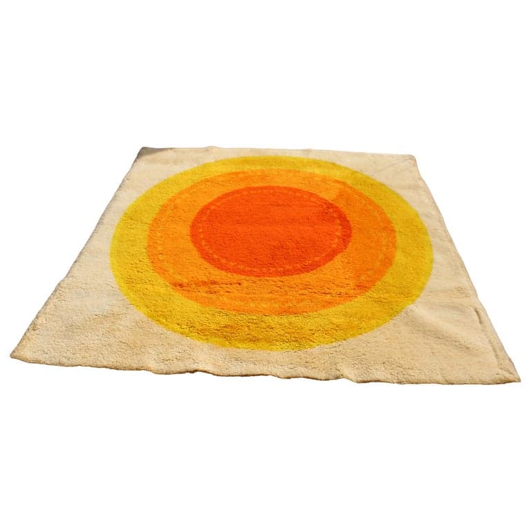 Scandinavian Modern Rya Rug, Circa 1960s (circa 1960s) | Ventura
