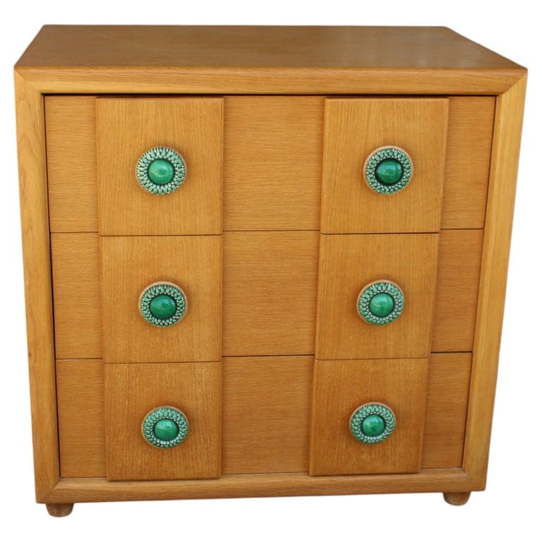 Dresser with Green Ceramic Handles by Karpen Furniture by Karpen Furniture | Ventura