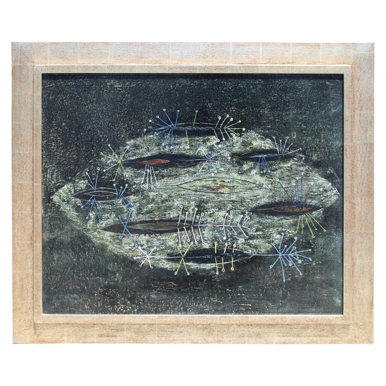 Painting by Helen Dunham (1911 – 1994), Titled People (circa 1940s) | Ventura