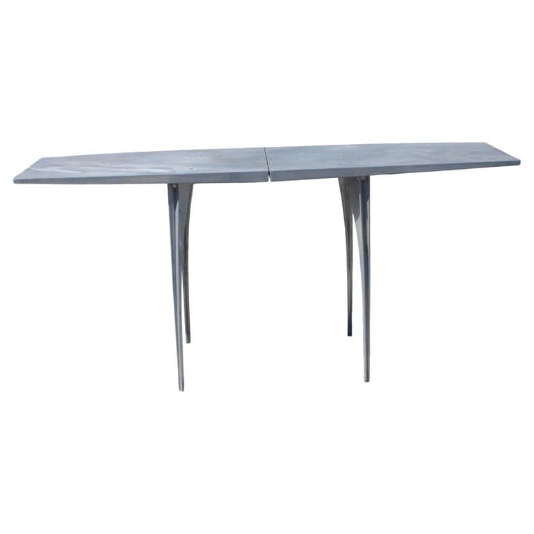 Robert Josten Aluminum Console Table by Robert Josten (circa 1970s) | Ventura