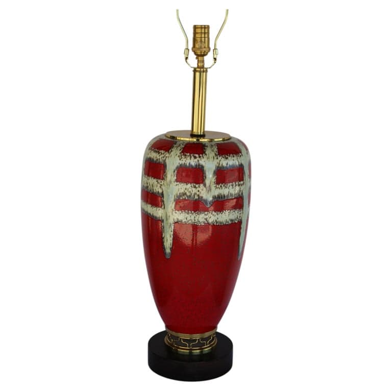Mid-Century Modern Porcelain Table Lamp by Rembrandt, 1960s (circa 1960s) | Ventura