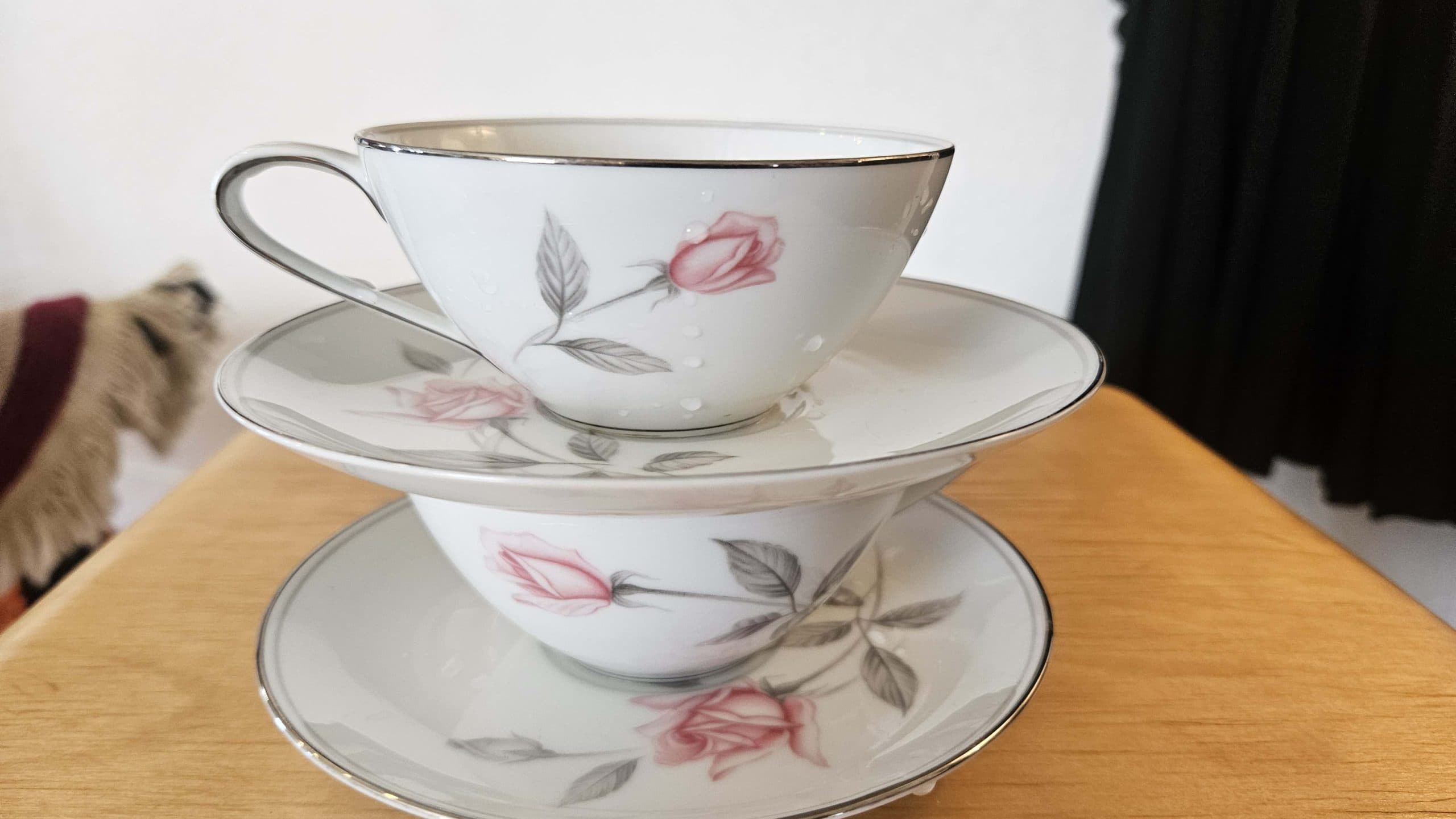 Noritake “Rosemarie” Cup and Saucer