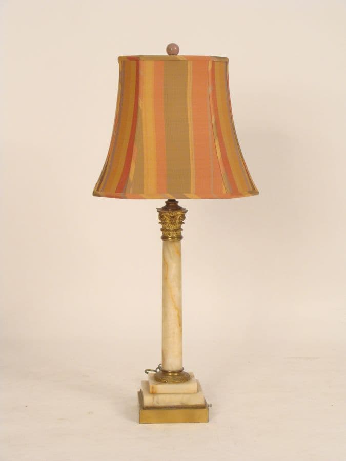 Neo classical style column lamp