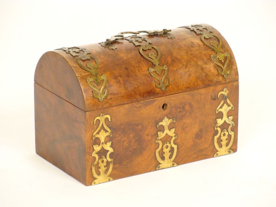 Burl walnut box