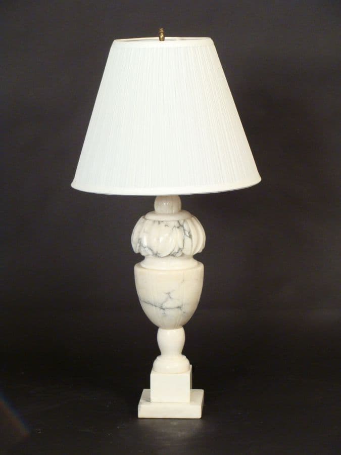 Alabaster table lamp