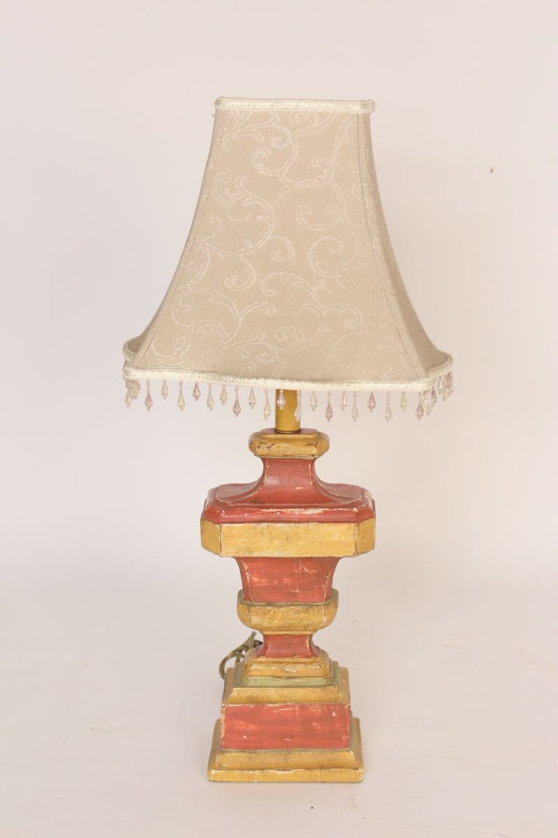 Italian painted lamp