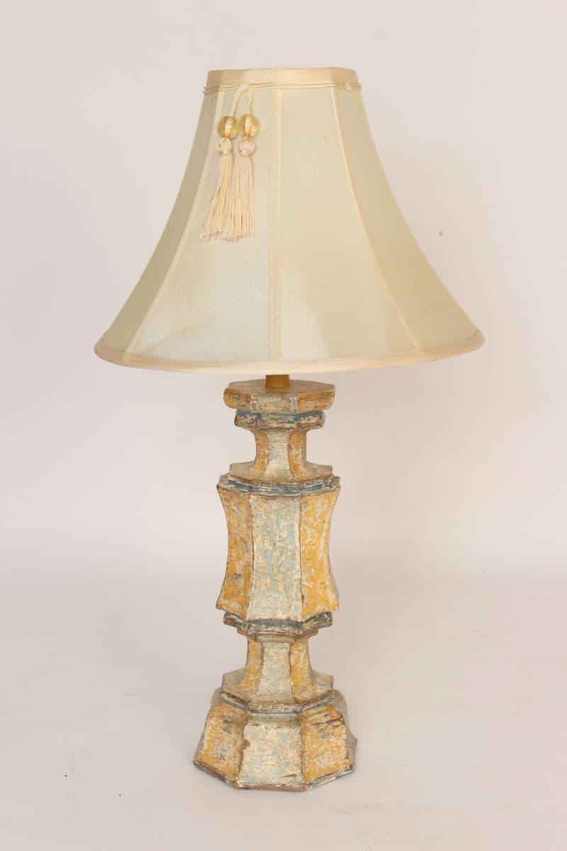 Italian painted lamp