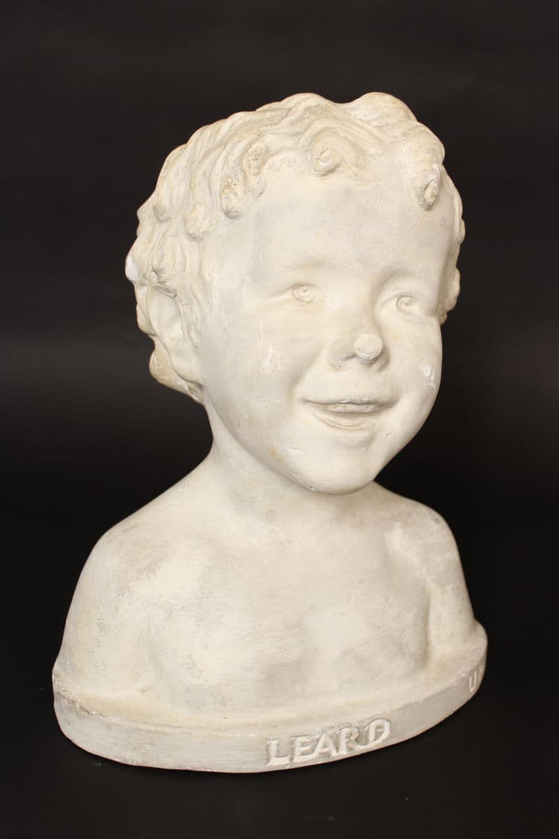 Ulrich Ellerhusen bust of a jovial young boy