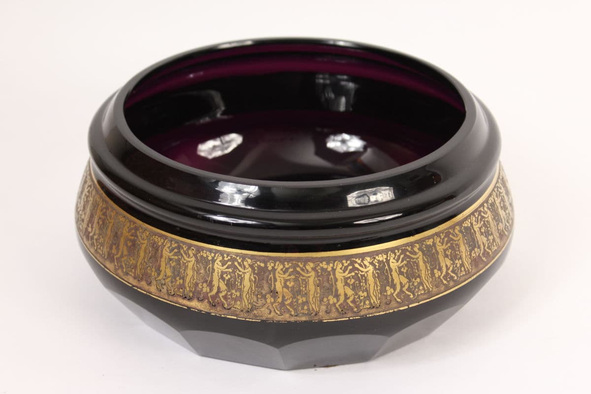 Moser glass bowl