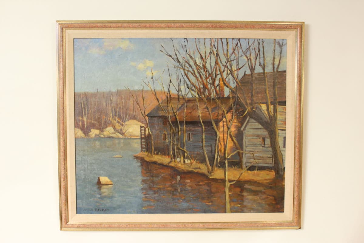 Painting by Julius Delbos