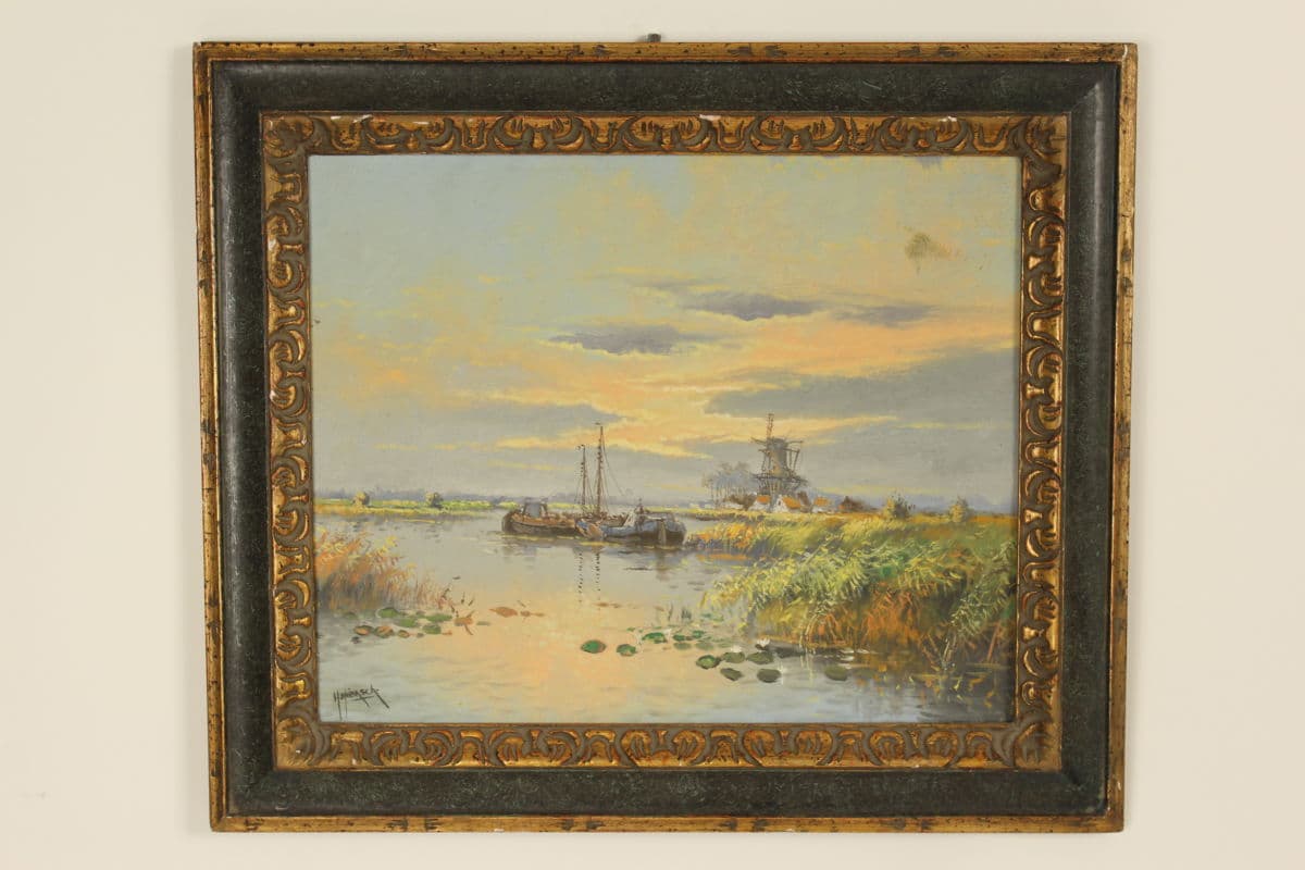 Colorful Dutch impressionist painting