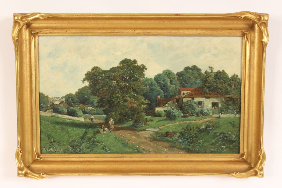 Landscape painting by California artist Ransome Holdredge
