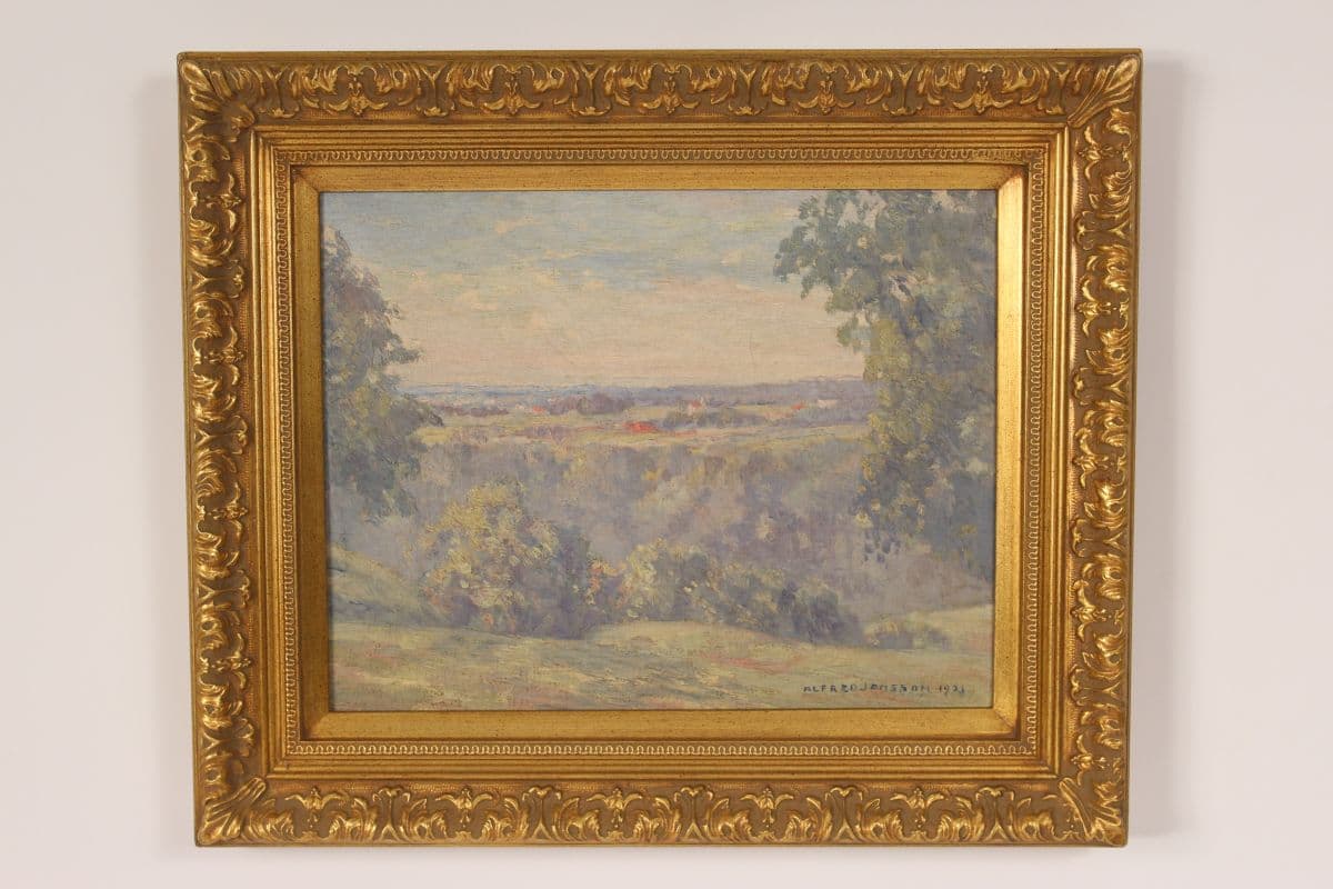 Landscape painting by Alfred Jansson (1863-1931)