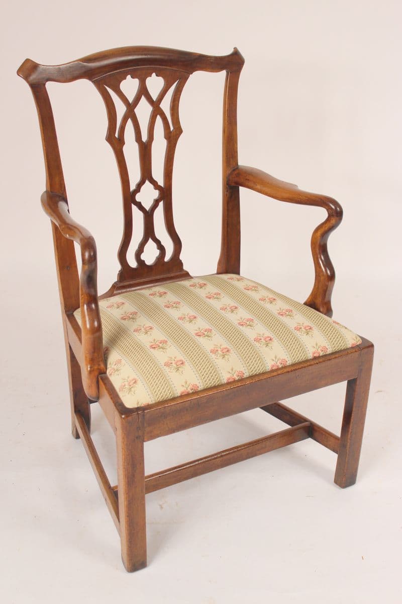 George II mahogany armchair