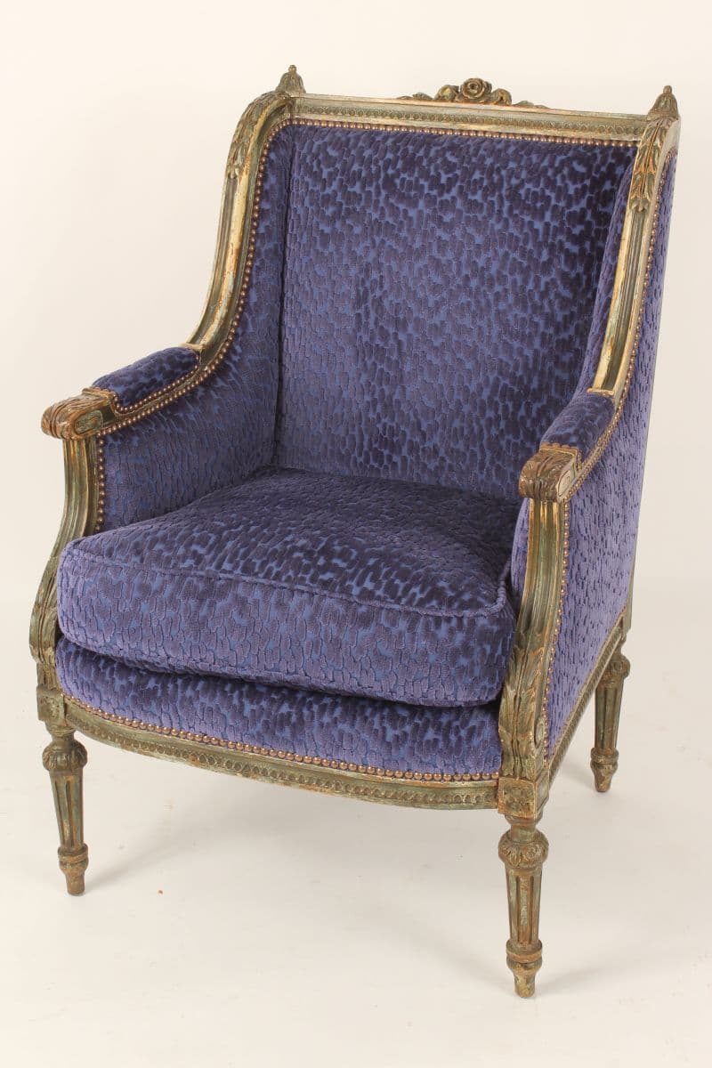 Antique Louis XVI style bergere
