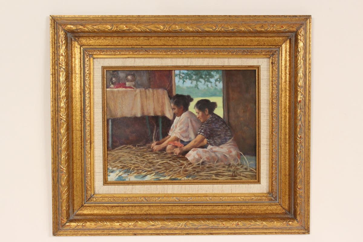 Painting by Olaf Palm (1935-2000)