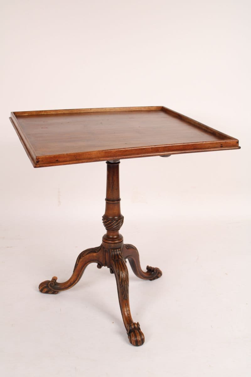 Antique George II style tilt top table