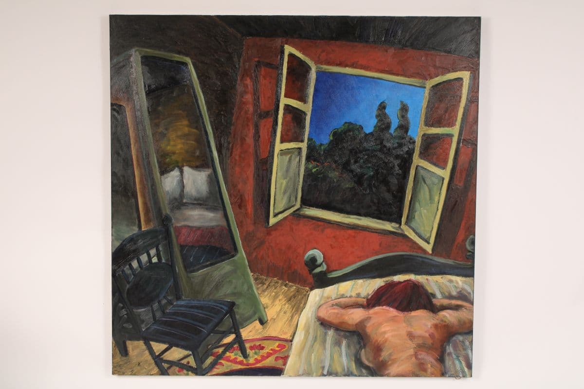 Painting attrubuted to Paul Sierra (born 1944)