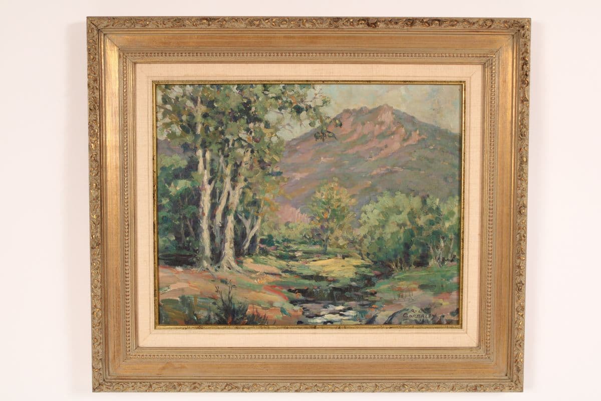 California Landscape Painting by Richard Corbaley (1882-1960)