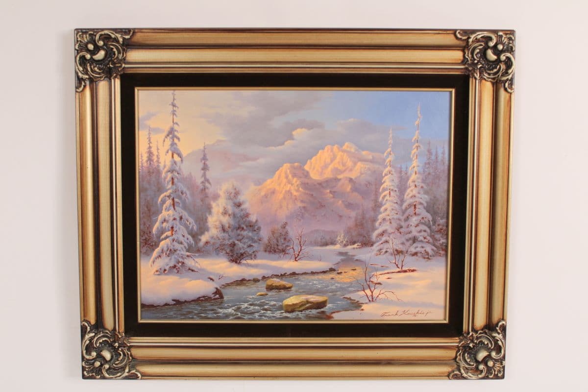 Painting by Frank Kecskes Jr. (Born 1952)