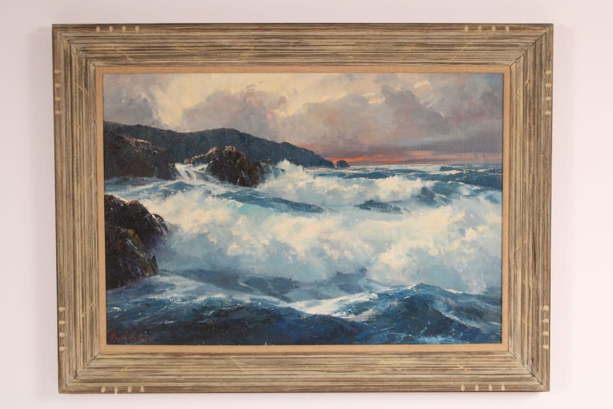 Painting Titled “Winterset” by Bennett Bradbury (1914-1991)