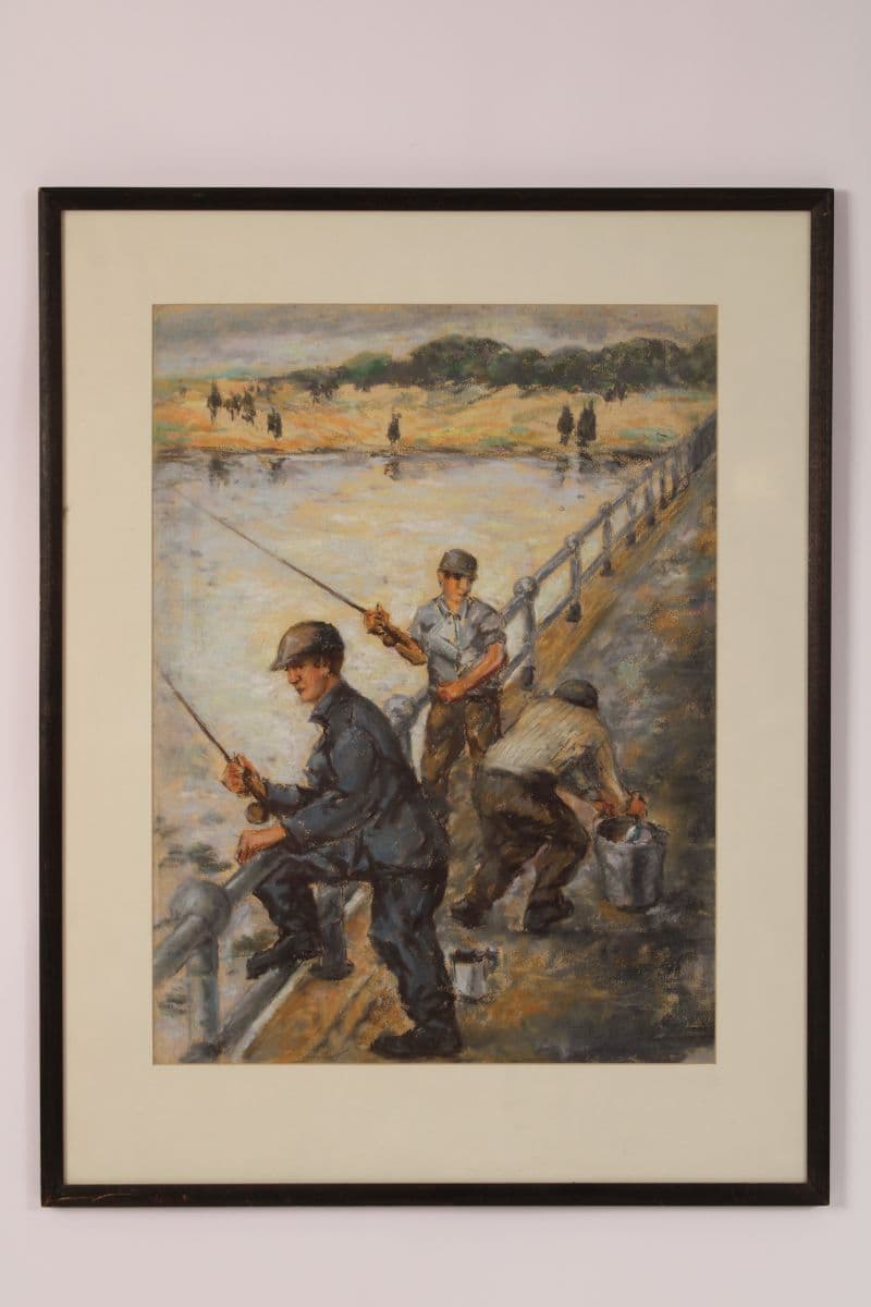 Watercolor by Julian Joseph (1882-1964)