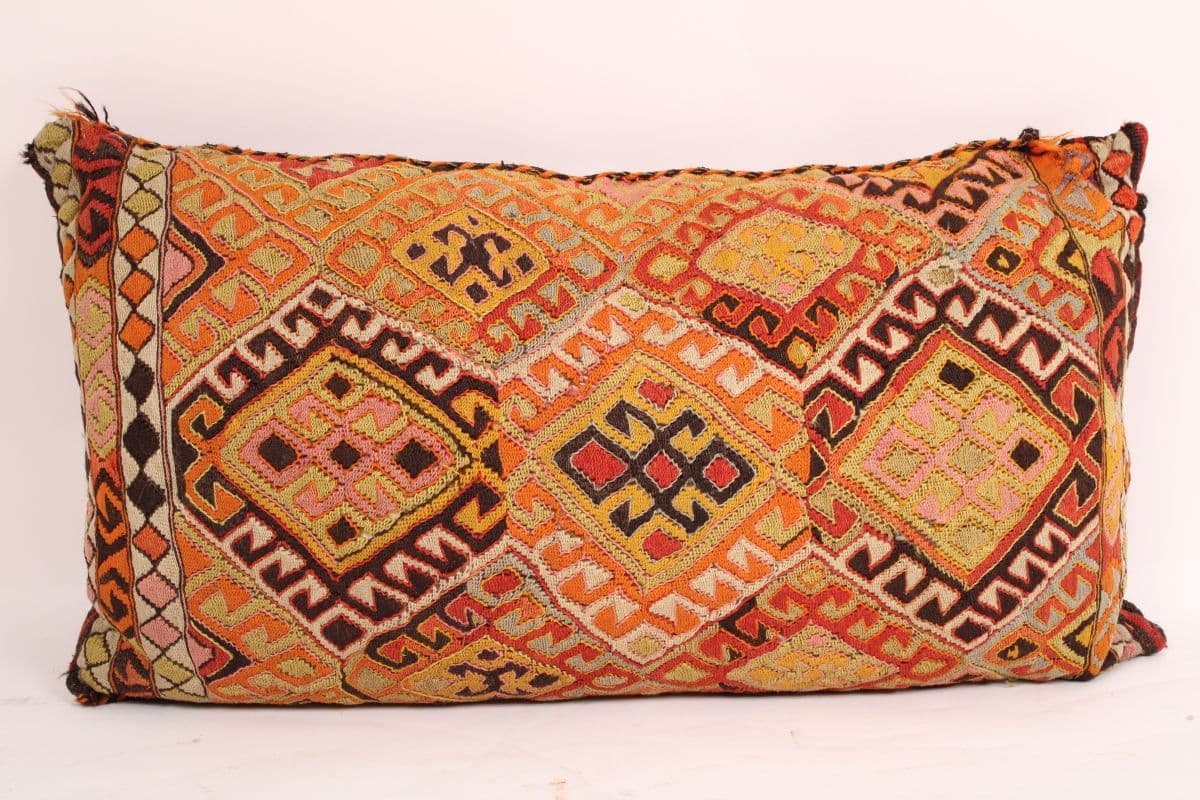 Semi Antique Rug Fragment Pillow