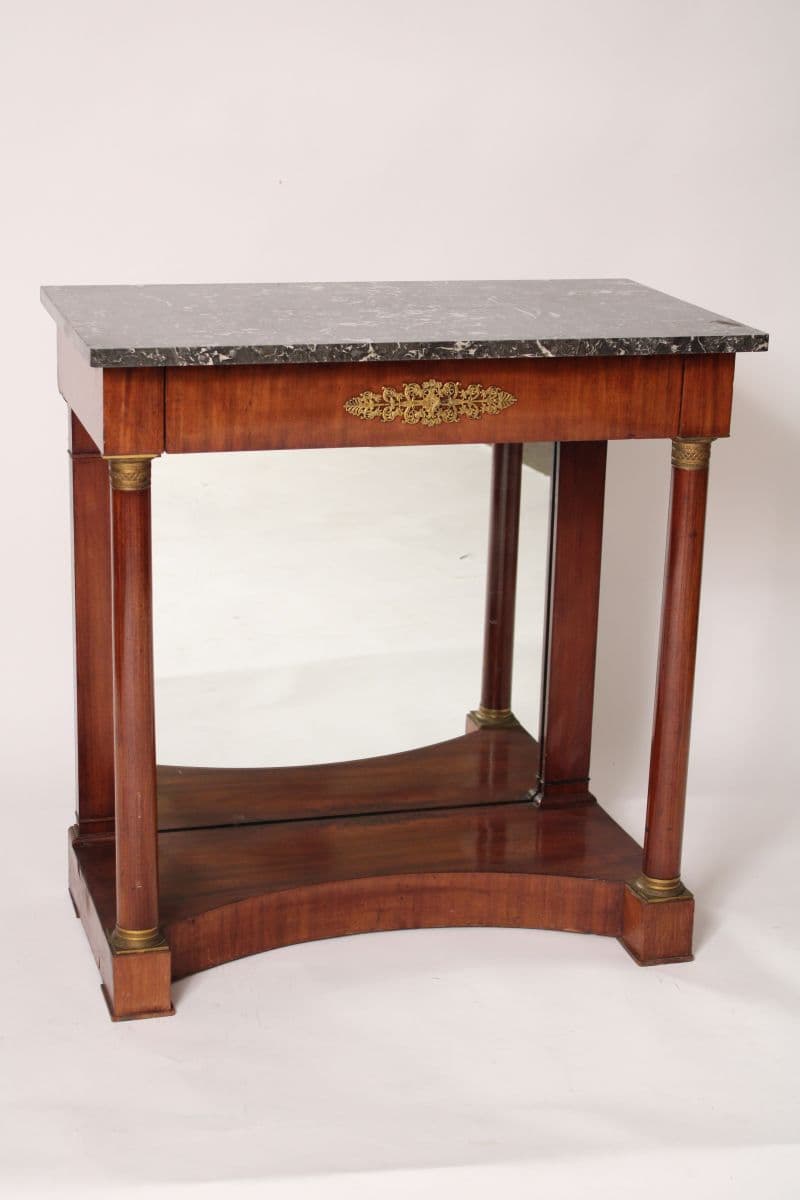 Antique Empire Style Console Table