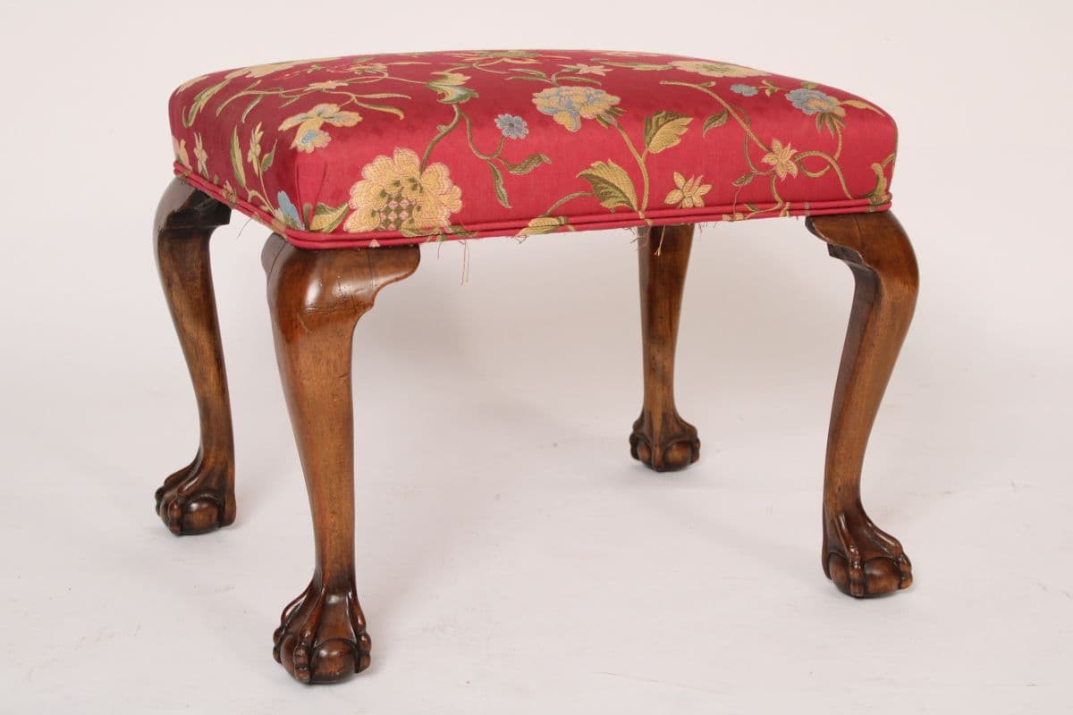 Antique George II Style Mahogany Bench