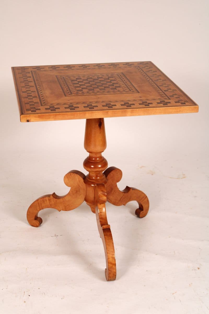 Antique Biedermeier Style Tilt Top Occasional table